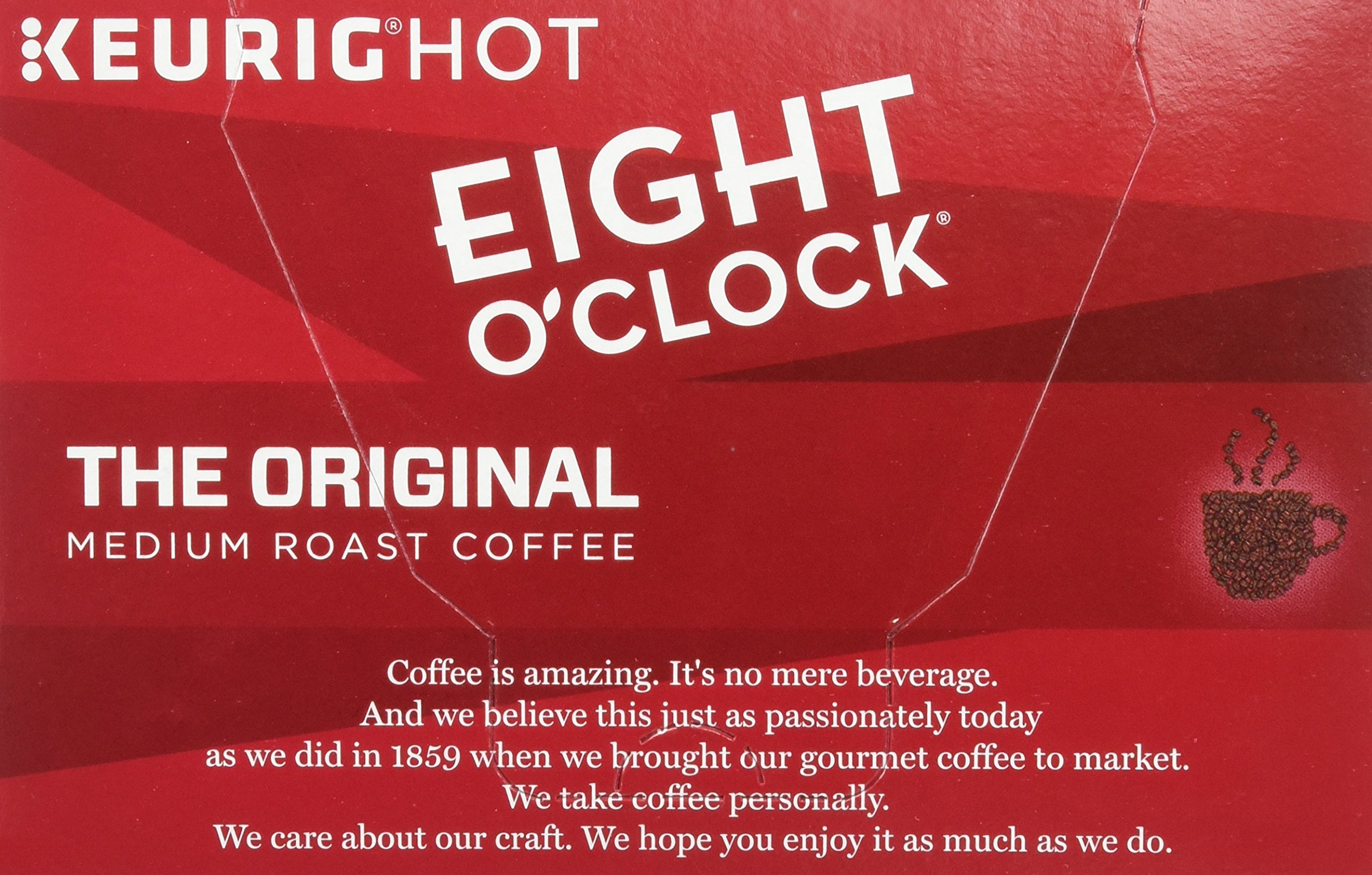 Amazon.com: Eight O'Clock Coffee Original Blend K-Cups - 72 Count
